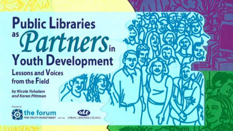 Public Libraries as Partners in Youth Development